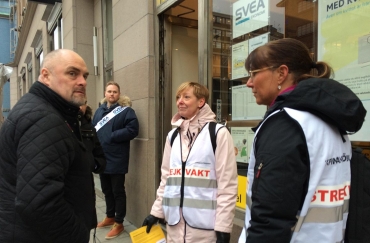 De strejkar för kollektivavtal
