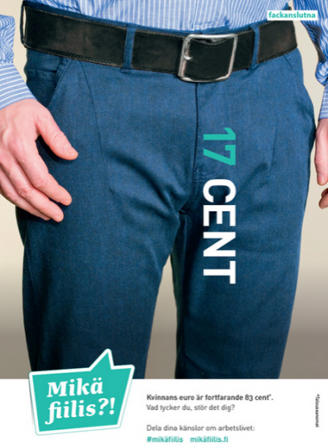 Finsk jämställdhetskampanj väcker känslor