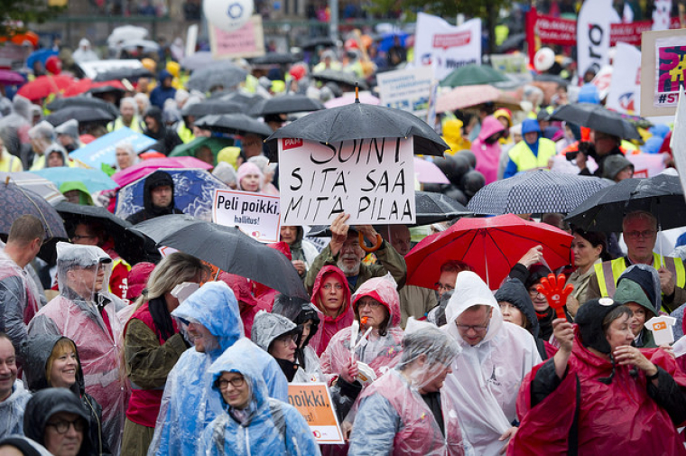 Fortsatt spänt läge för facken i Finland