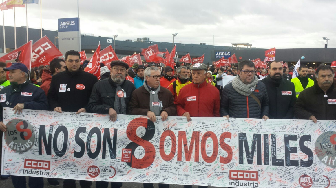 Rättegång mot spanska strejkande inledd