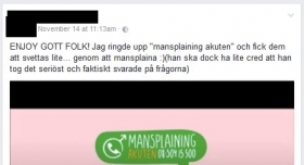 Nazist ringde mansplainingakuten – ”fick dem att svettas”