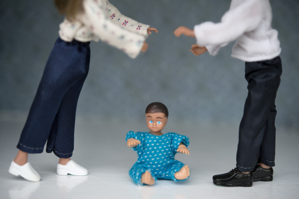 Separerade pappor tar ut mindre föräldrapenning