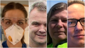 Piratkopierade munskydd och polisförhör via videolänk