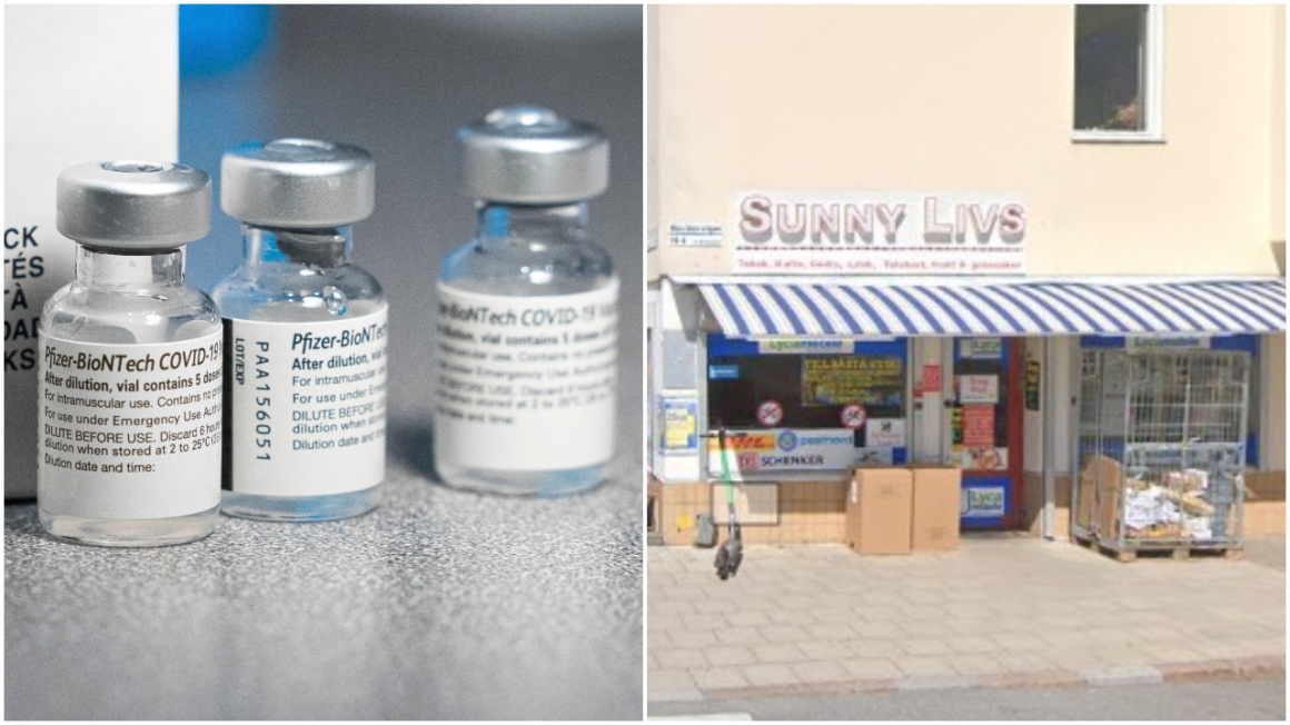 Första vaccindoserna levererade till Sunny Livs i Solna