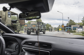 Soldat omkom på jobbet