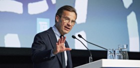 Kristersson talade om sin mamma på TCO:s kongress