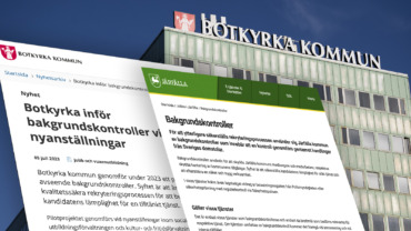 Botkyrka fortsätter med bakgrundskontroller – trots JO-kritik