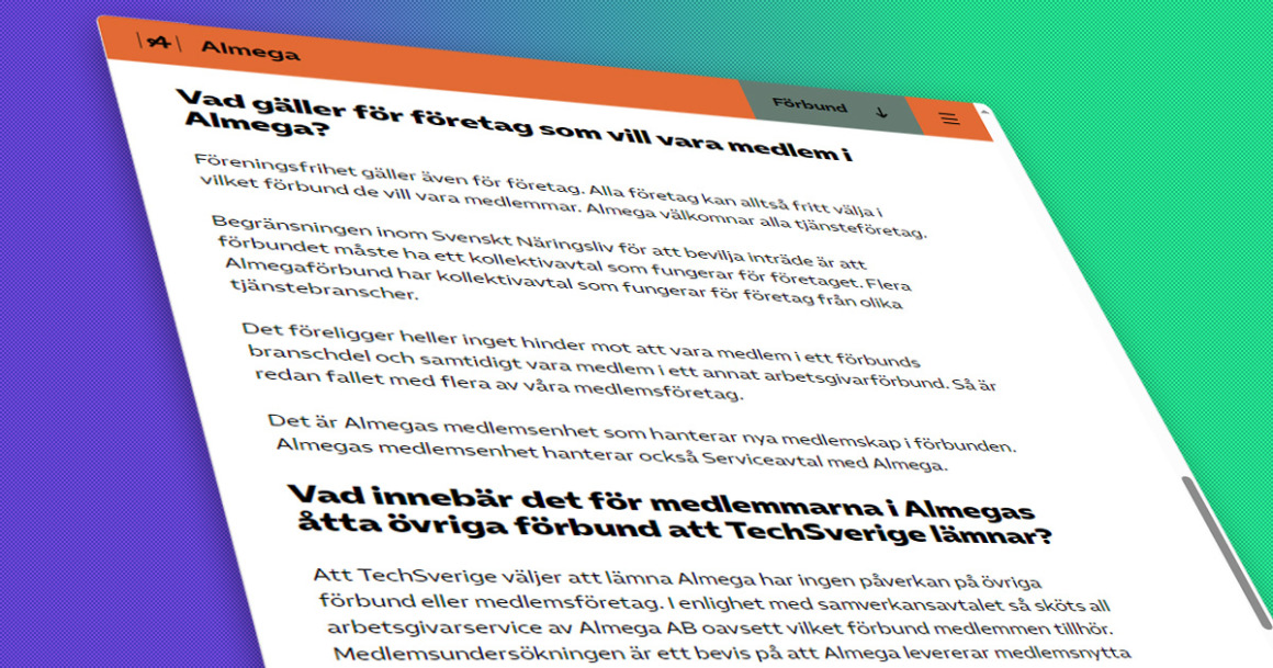 Därför splittras Almega – pengarna, makten, kollektivavtalen