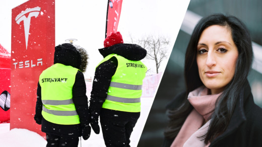 ”Tesla-strejk riskerar bita IF Metall i svansen”
