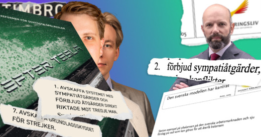 Hur långt ifrån Timbro står Svenskt Näringsliv i strejkfrågan?