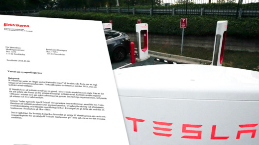 Elektrikerna utökar Tesla-varsel
