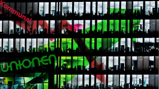 Tjänstemännen dubbelt så många som arbetarna