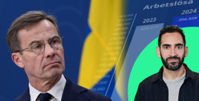 Arbetslösheten försvann inte med invandrarna, Kristersson