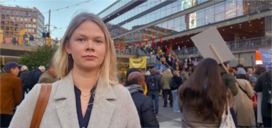Demonstration mot anmälningsplikten – ”Skolan ska vara en frizon”
