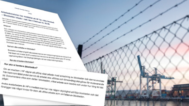 Hamnfack anklagar Sveriges Hamnar för olovlig stridsåtgärd