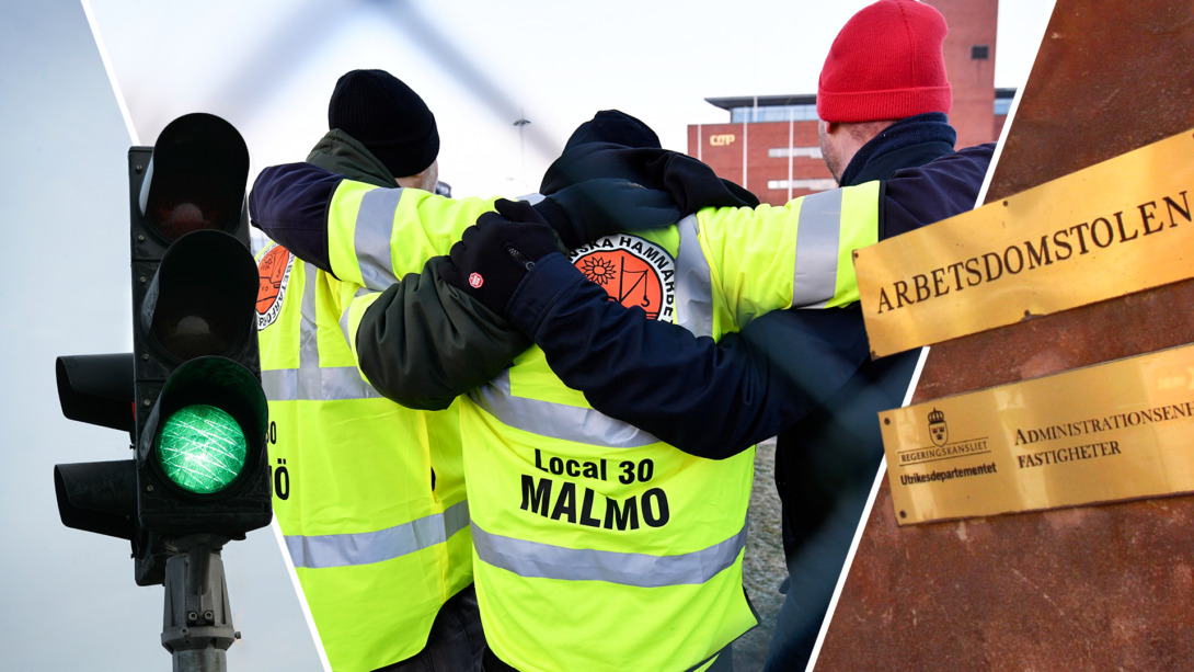 Arbetsdomstolen ger grönt ljus för hamnstrejken