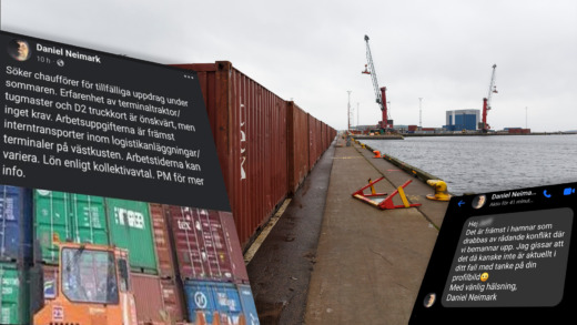 Företag rekryterar för strejkbryteri i hamnarna