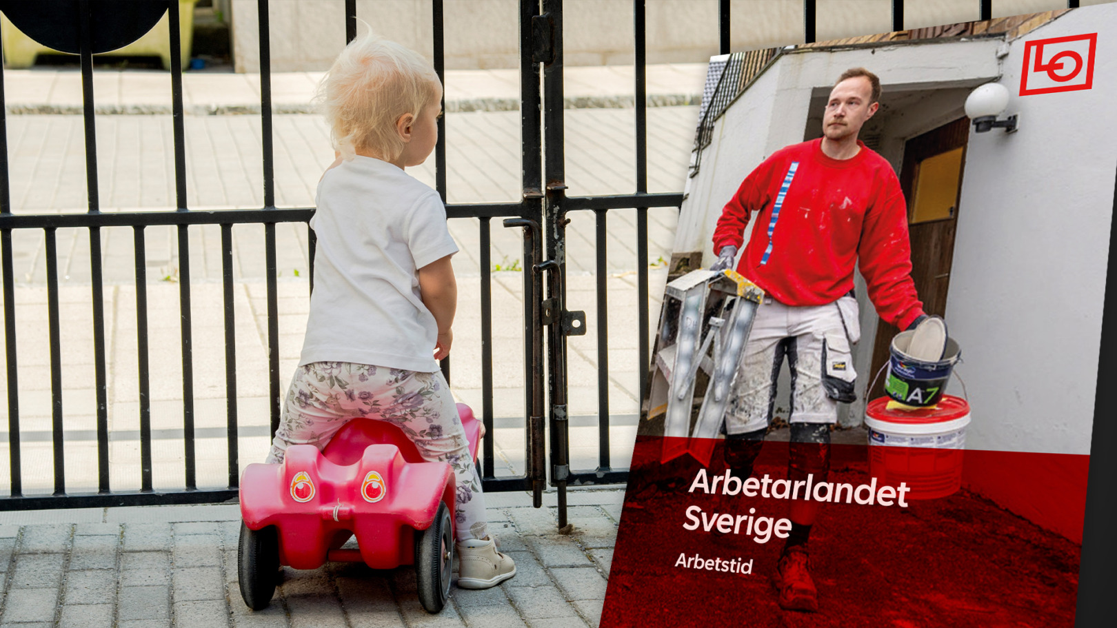 LO-rapport: Svenska föräldrar jobbar mest