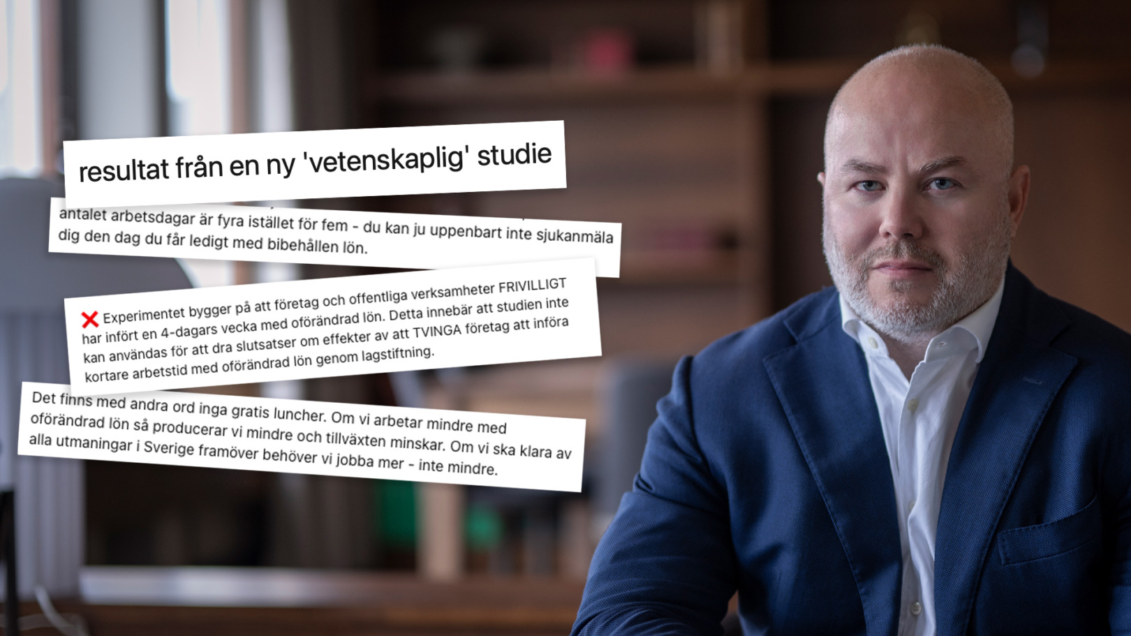 Svenskt Näringsliv kritiserar positiva resultat av fyradagarsvecka Svenskt Näringsliv kritiserar positiva resultat av fyradagarsvecka