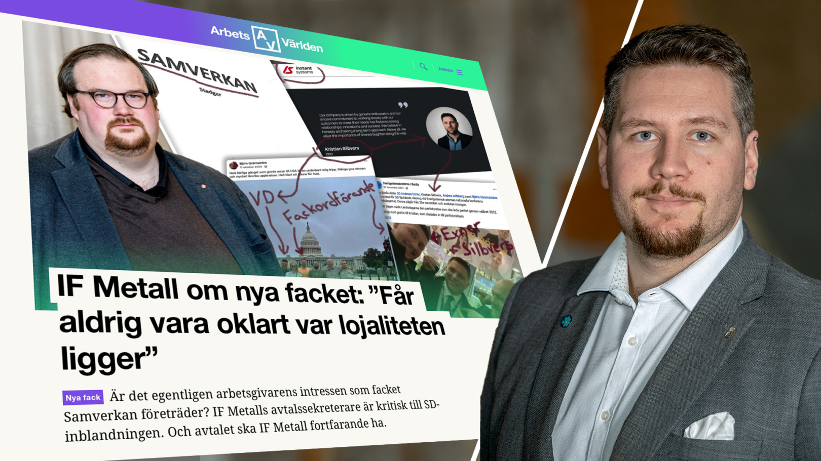 Avtal med sd-stött fack nära – ”naturligt att vi har avtalsrätten”