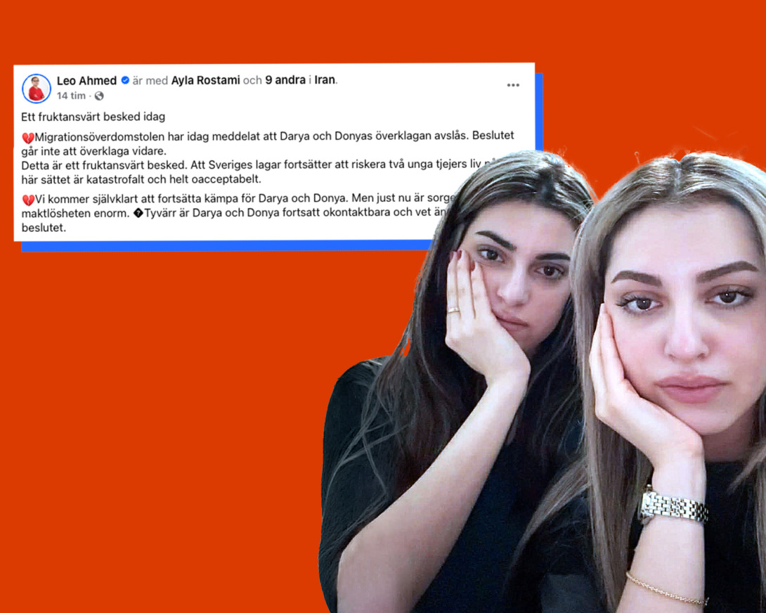 Tonårsutvisade systrarna i Iran får inte studera i Sverige